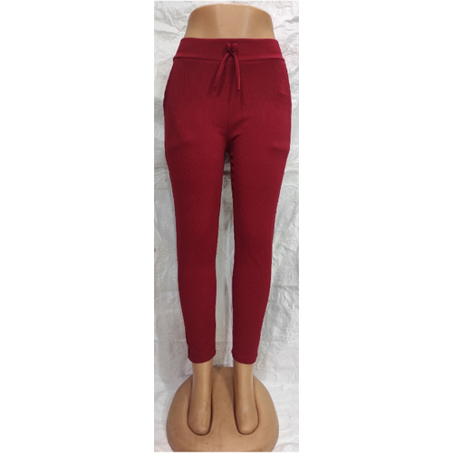Knit Embross Mehroon Color Pant