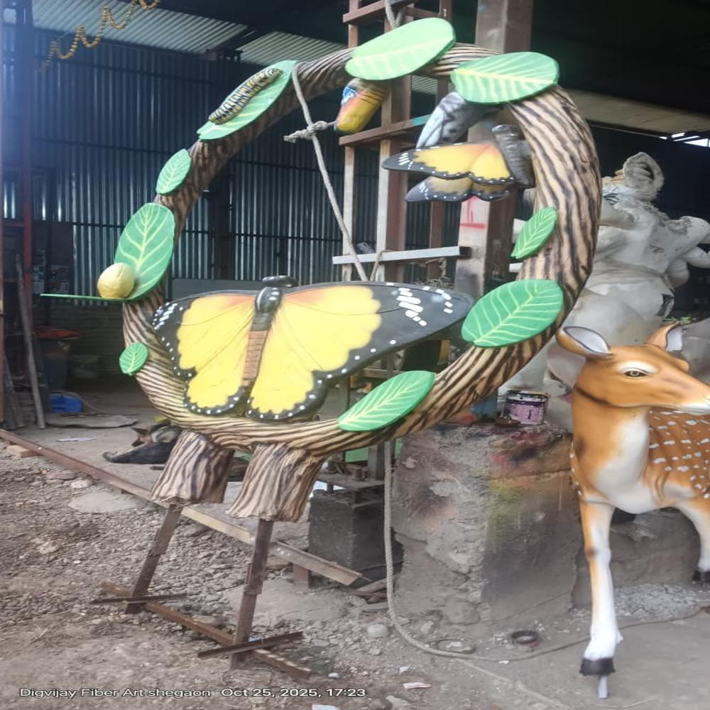 Life span Butterfly Statue