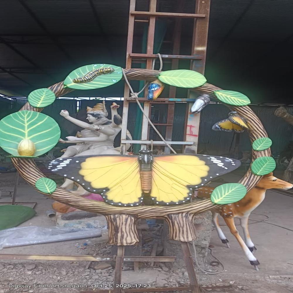 Life span Butterfly Statue