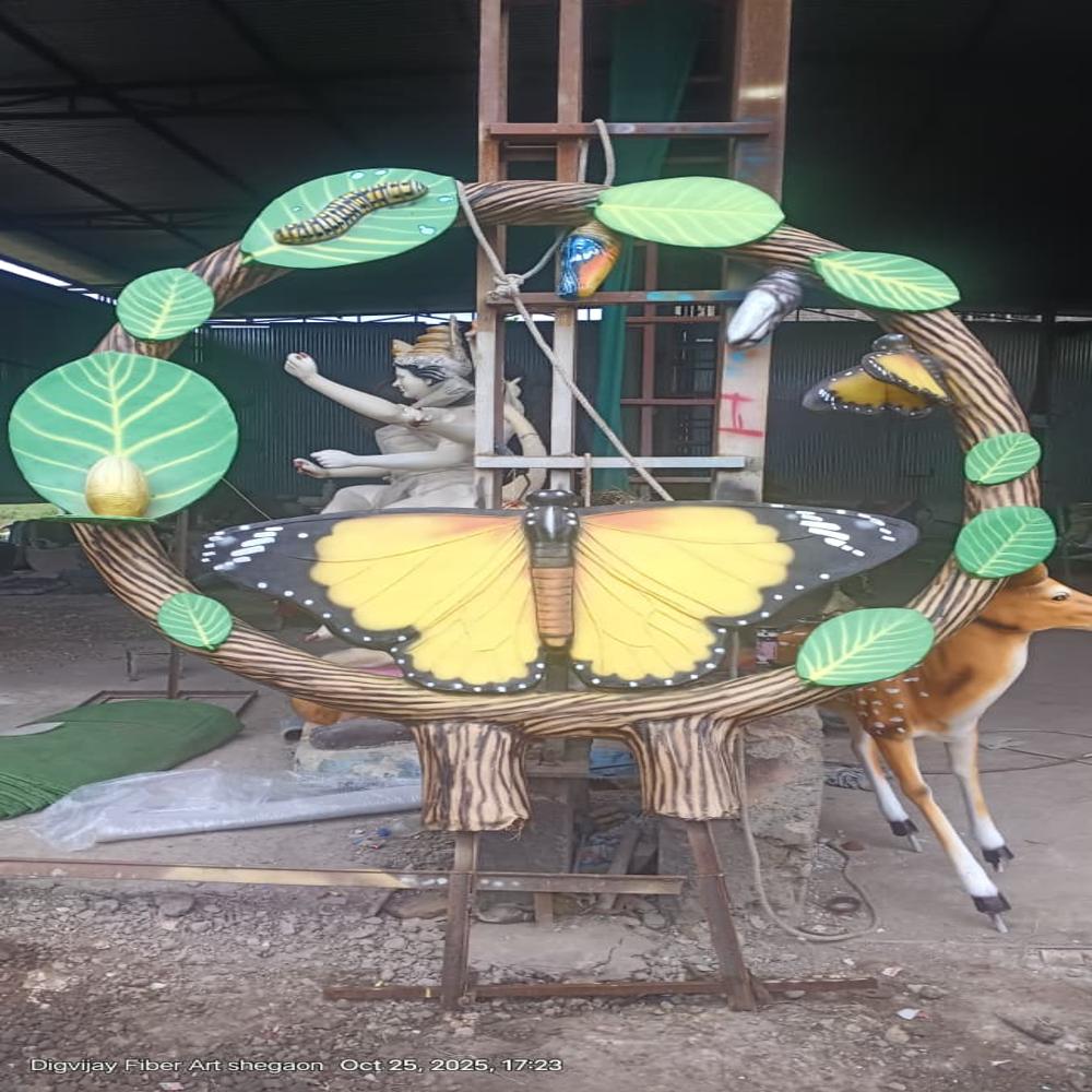 Life span Butterfly Statue