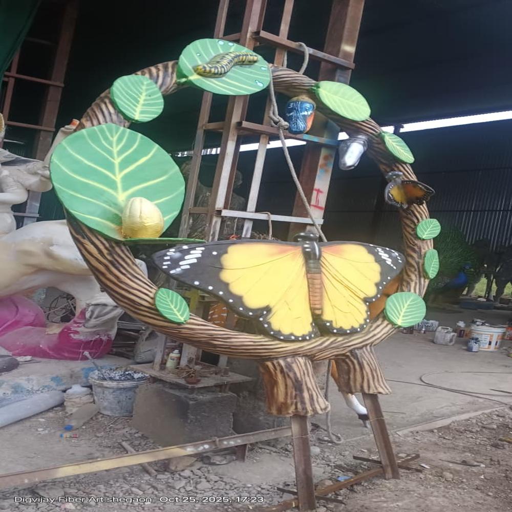 Life span Butterfly Statue