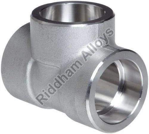 Straight Stainless Steel SOCKET WELD TEE