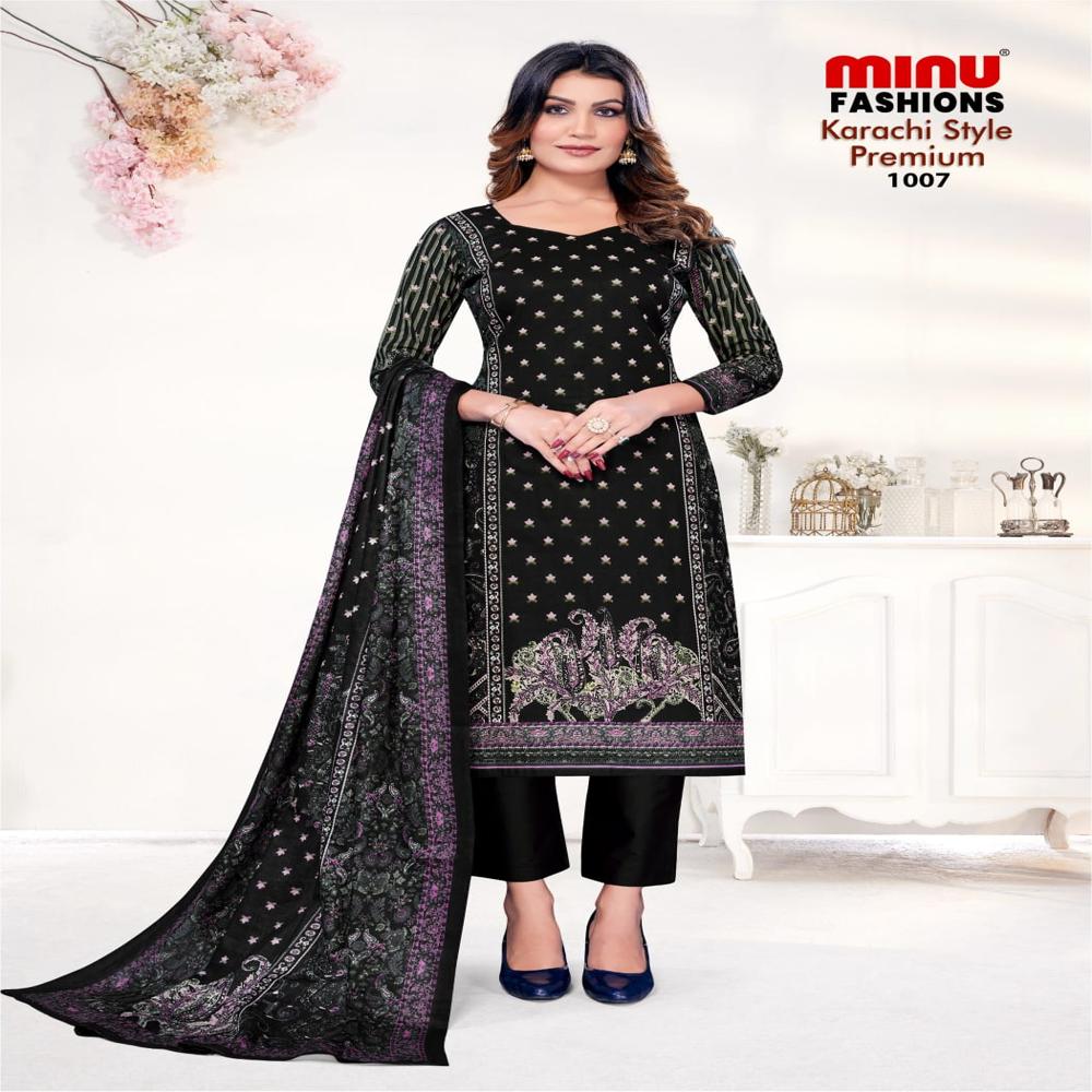 Karachi Style Premium Salwar Suit - Color: Variety Color