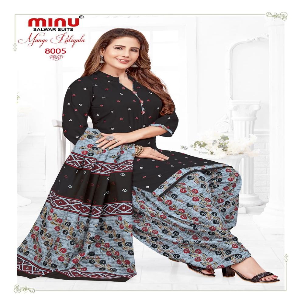 Cotton Fabric Mango Patiyala