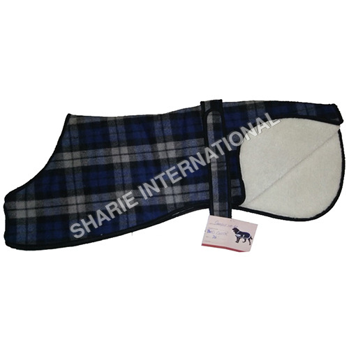 Si-Dc-112 Greyhound Dog Rug Made With Woolen Blanket With Fur Lining - Color: Various Available