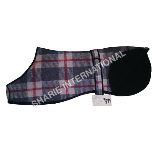 Si-Dc-113 Geyhound Dog Rug Made With Woolen Blanket With Fleece Lining - Color: Various Available