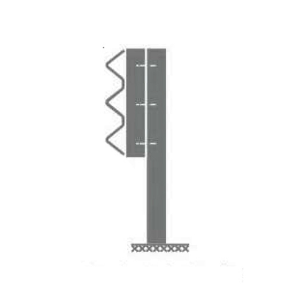 Metal Post And Spacer Channel