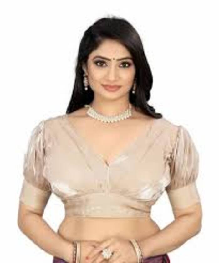 Ladies Party Wear Blouse - Material: Cotton