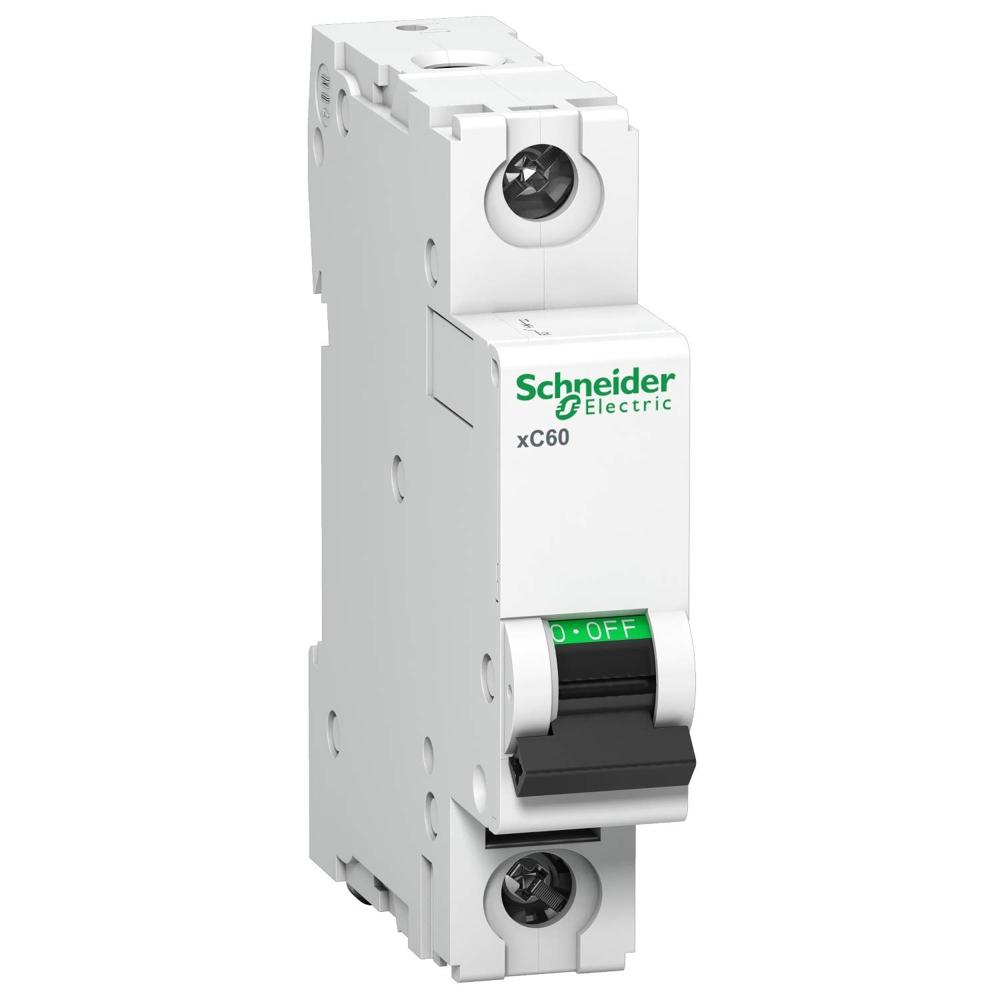 Schneider Mcb - 6amp 1 Pole, 50hz, 240v | C Curve, White Color, Suitable For Single Phase Power Systems