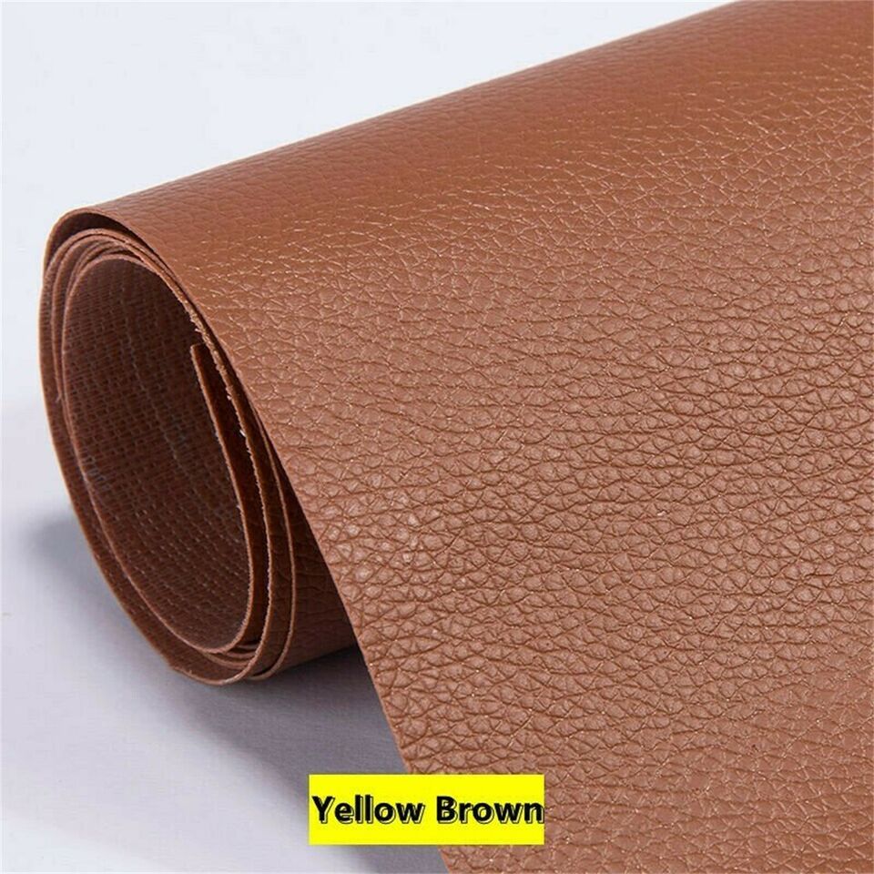Adhesive Light Brown Leather Pat Roll