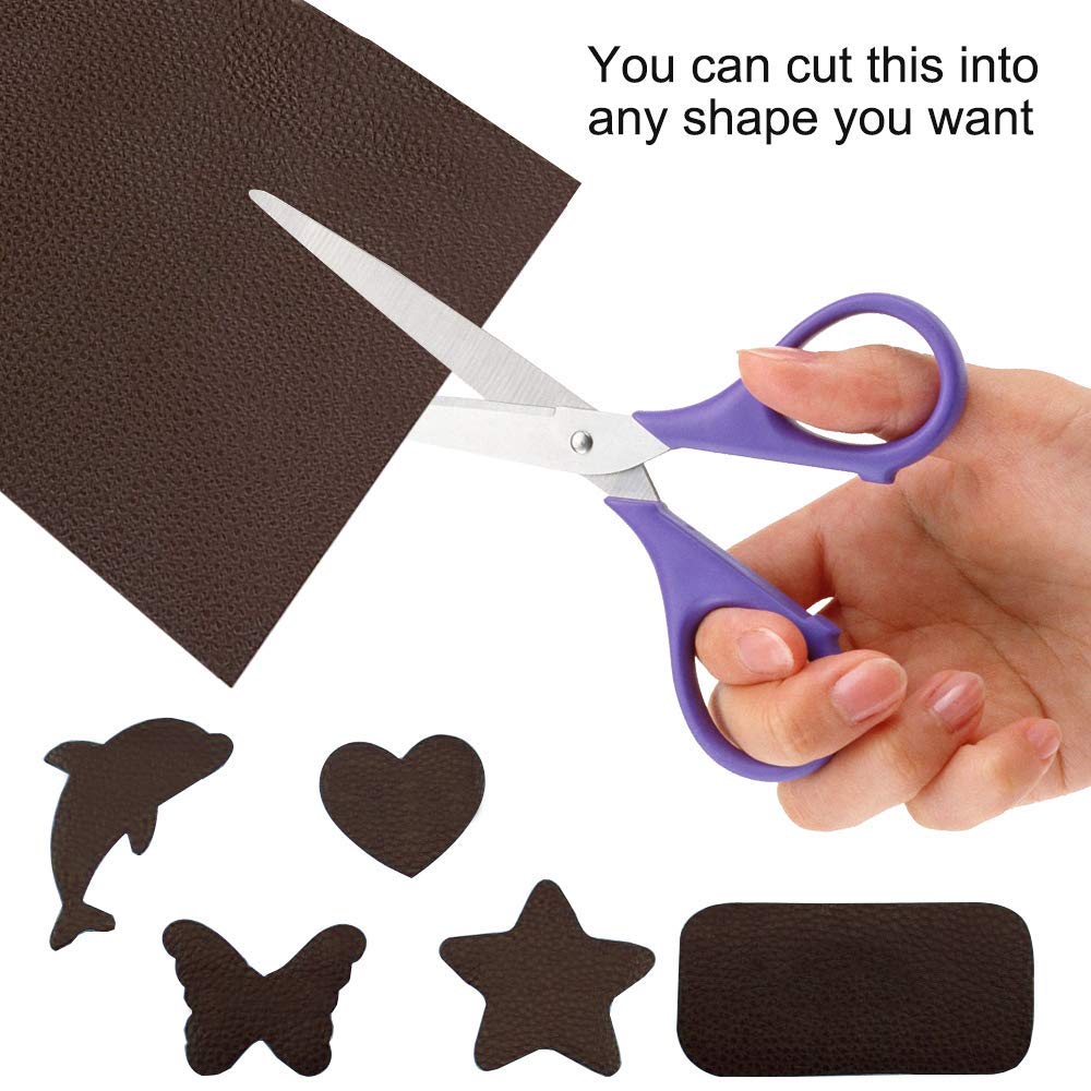 Brown Adhesive Leather Patch