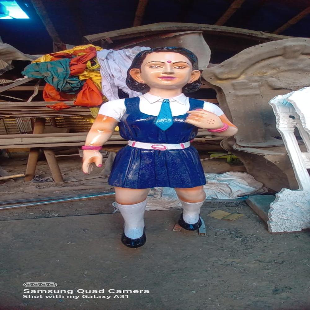 School Girl Statue