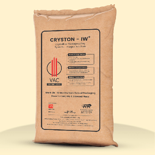 Cryston Iw+ Crystalline Waterproofing System Integral Additive - Color: White