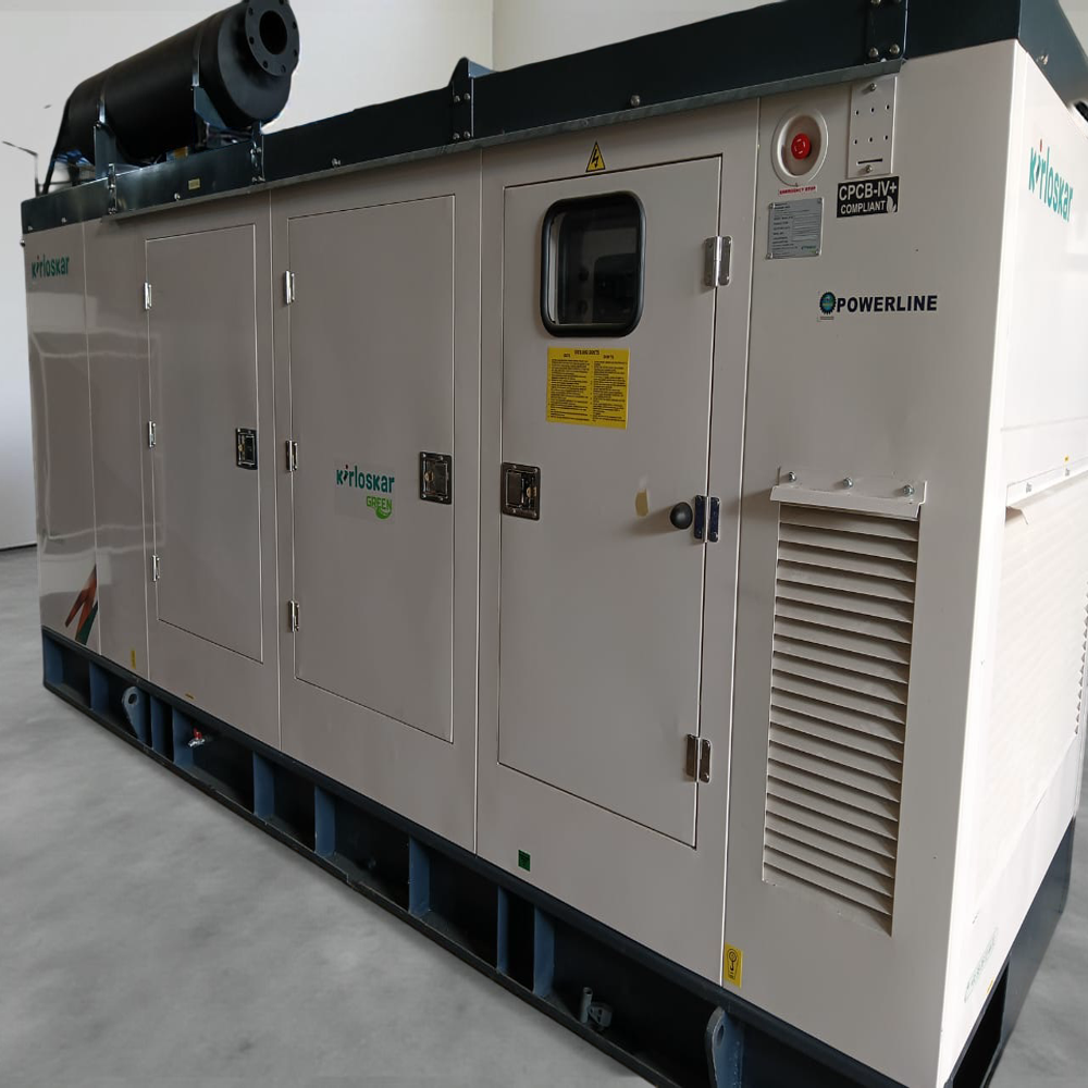 Kirloskar 160 Kva Silent Diesel Generator - Color: White