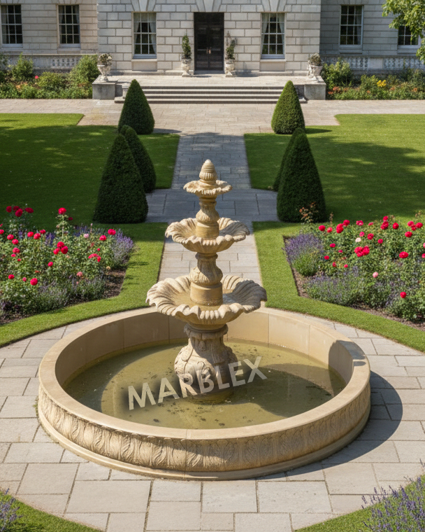 3 Tier Modern Stone Fountain