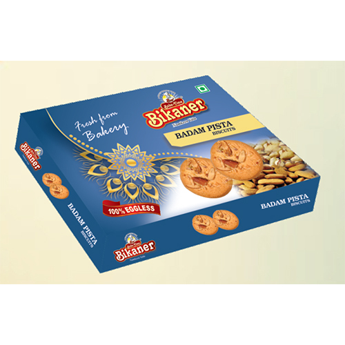 Bikaner Badam Pista Biscuit - Packaging: Box