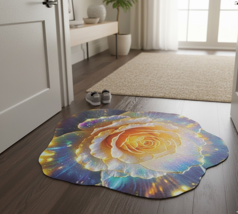 Flower Shape Door Mat