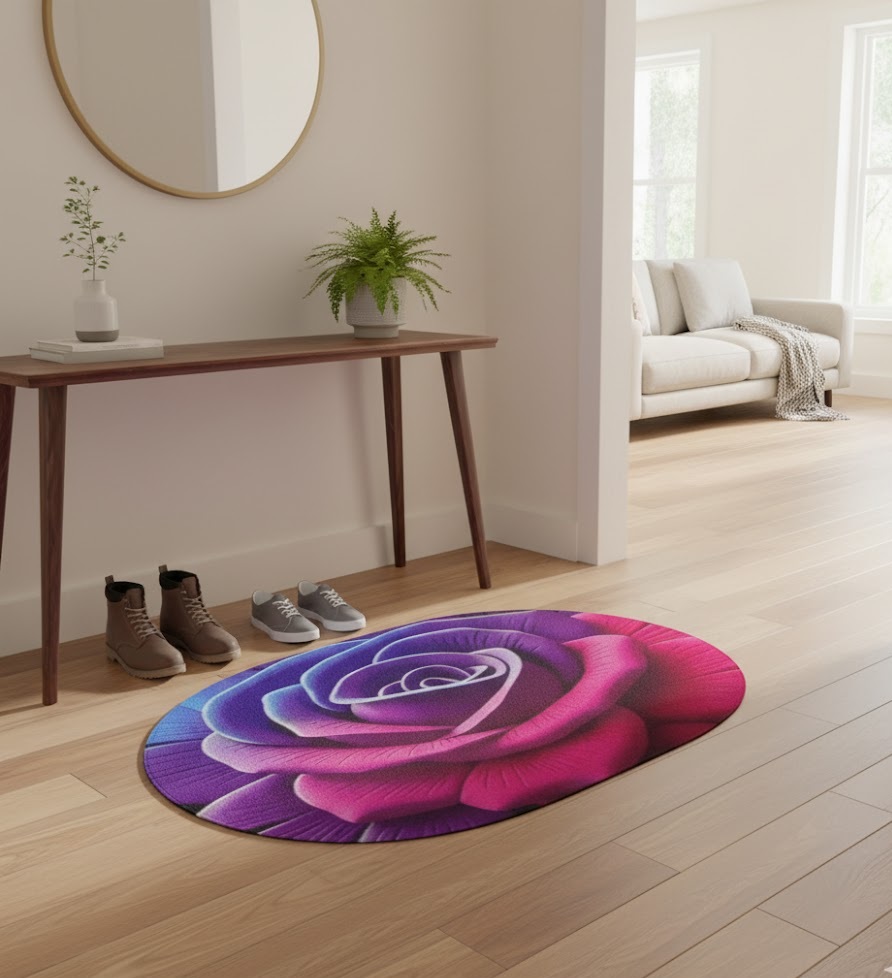Flower Shape Door Mat