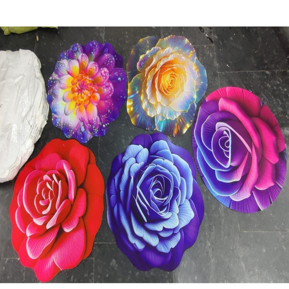 Flower Shape Door Mat