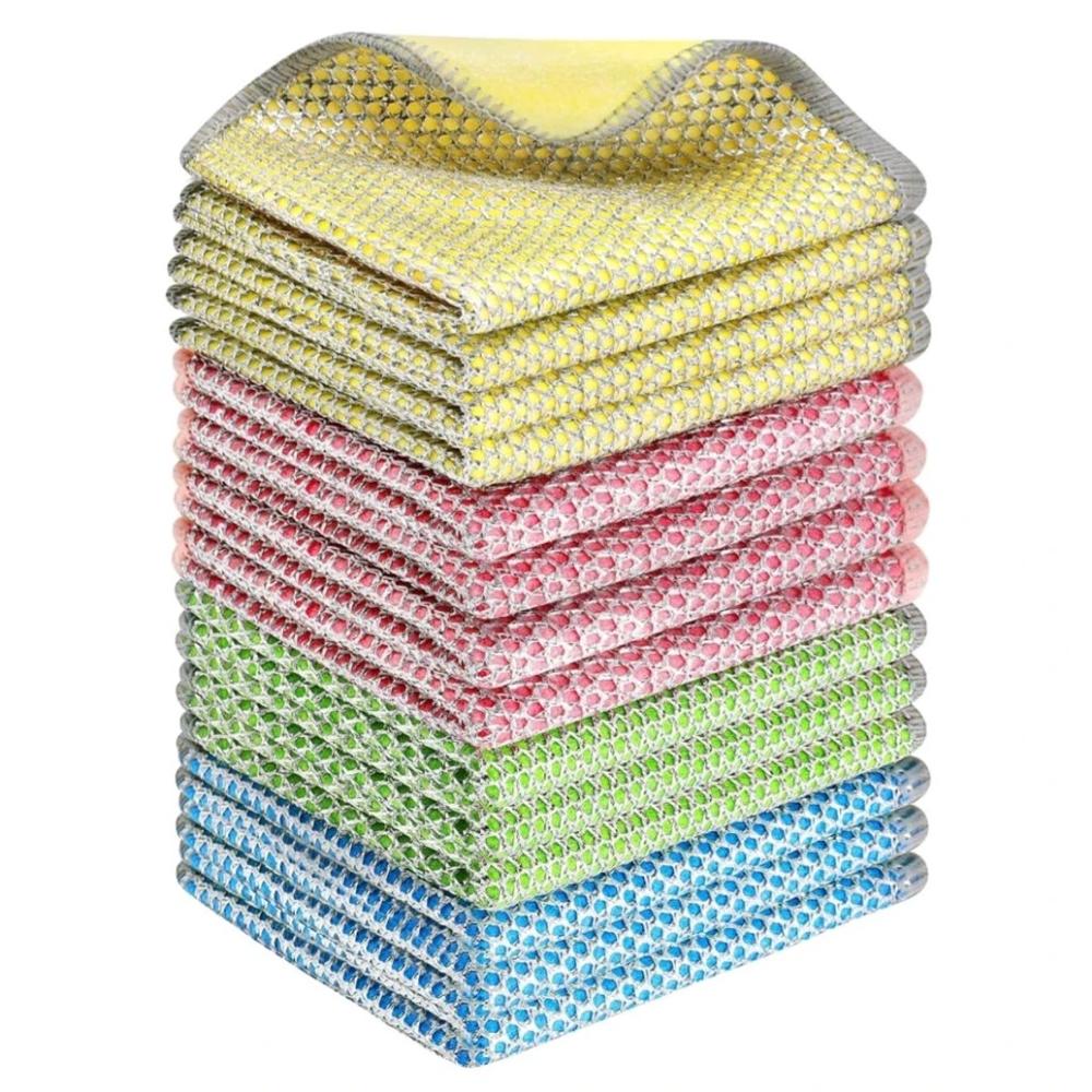 Microfiber and SS Cleaning Cloth