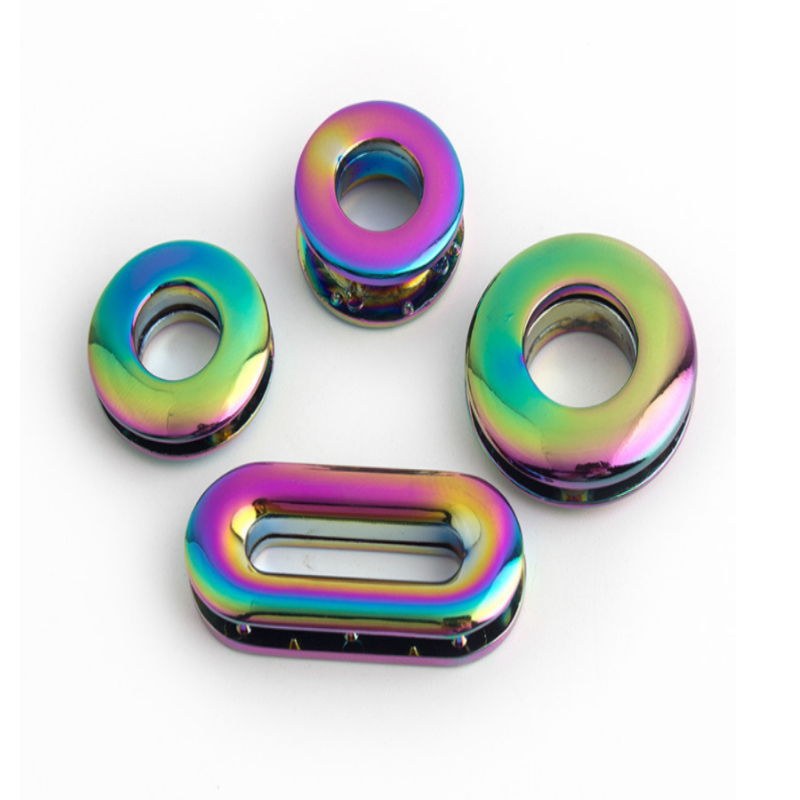 Factory Custom Logo Multiple Size Color Ornamented Metal Eyelets Grommets Button Accessories for Garment or Shoes