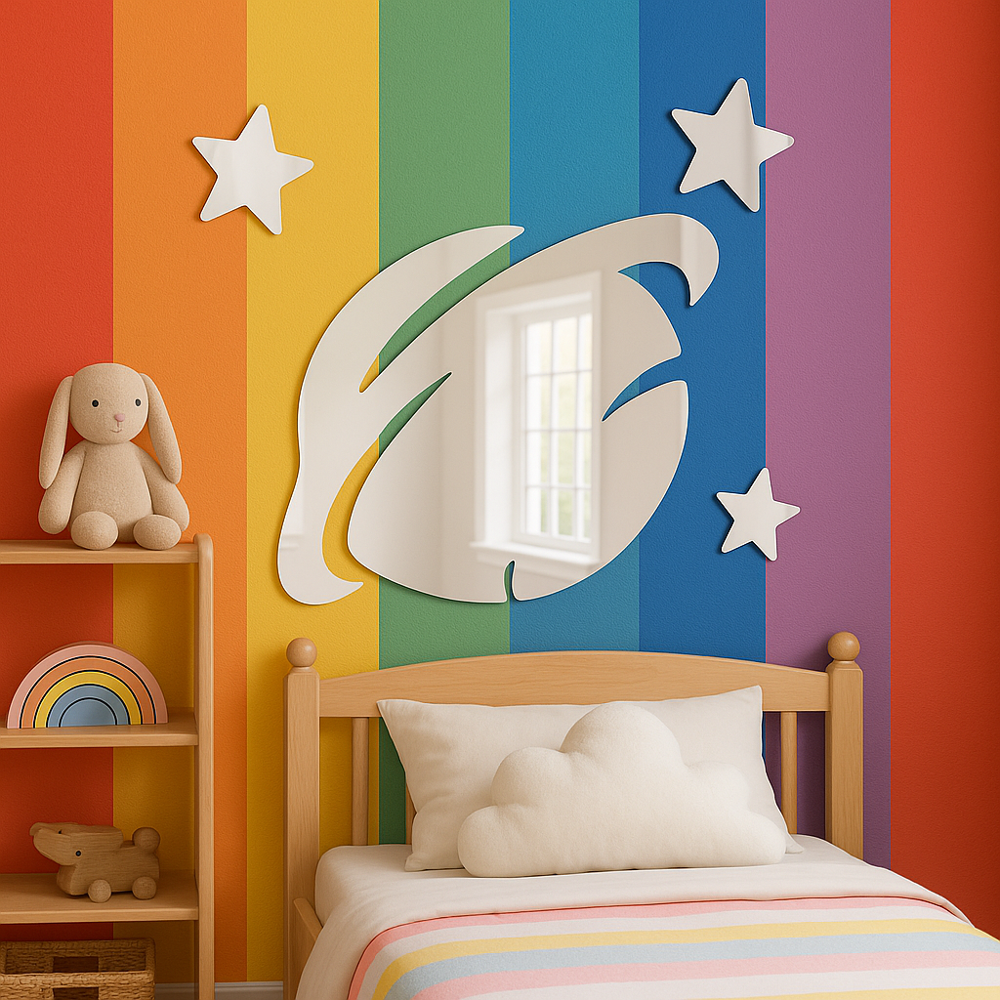 Galaxy Mirror Sticker