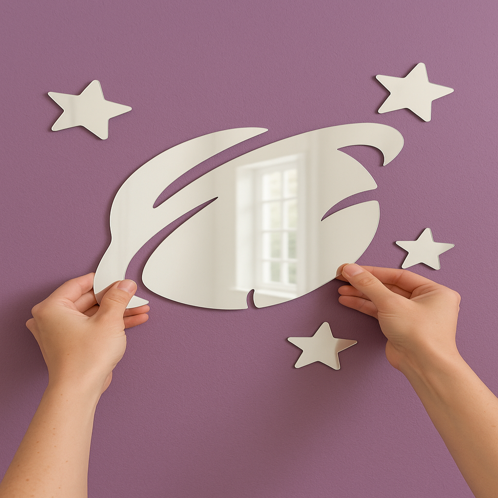 Galaxy Mirror Sticker