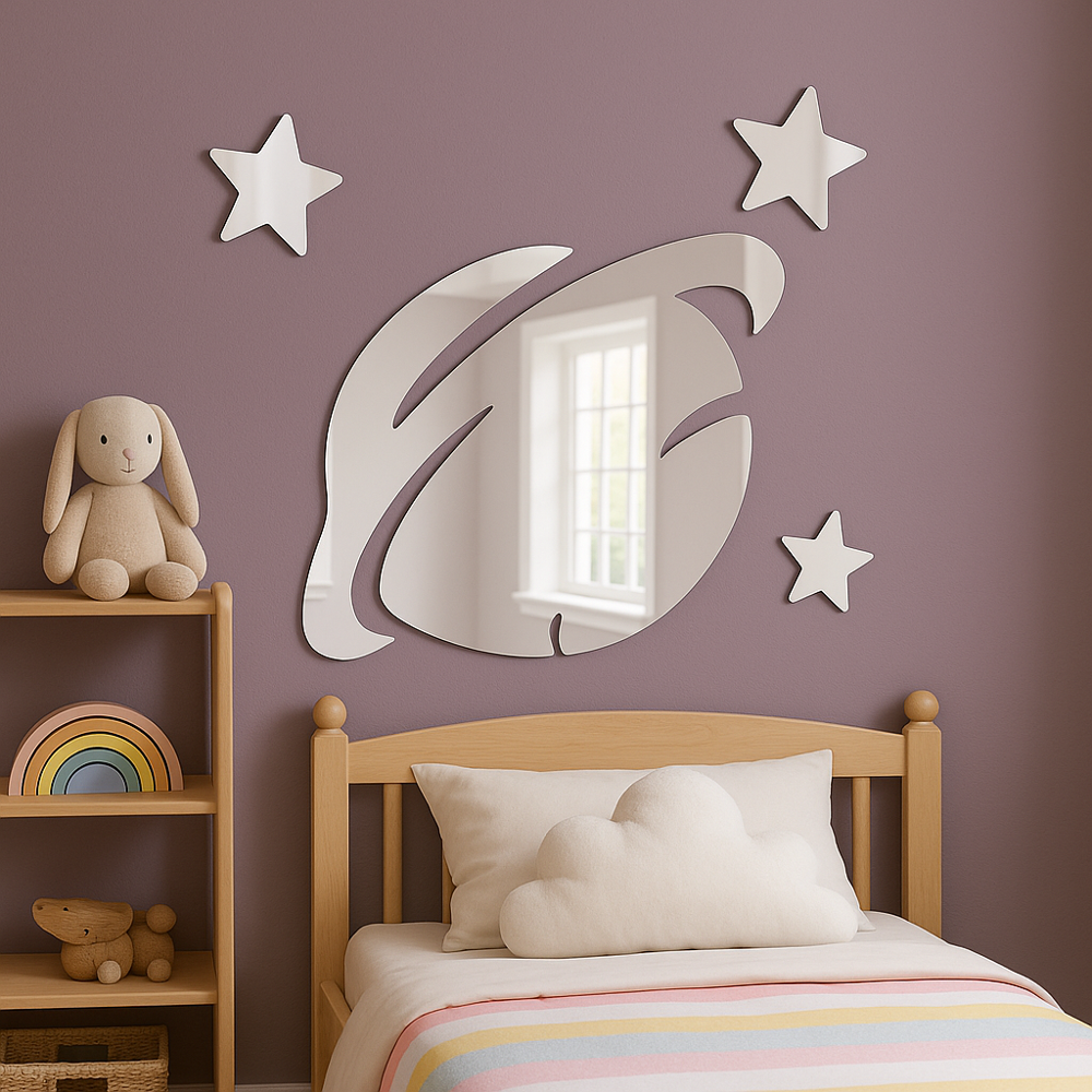 Galaxy Mirror Sticker
