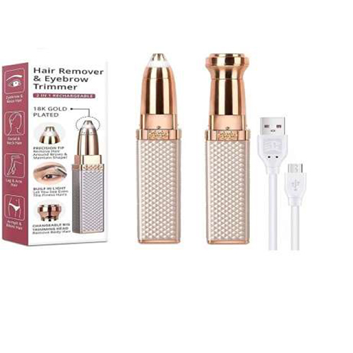 DEV 106 - 2 in 1 Rechargeable Facial Hair Remover Flawless