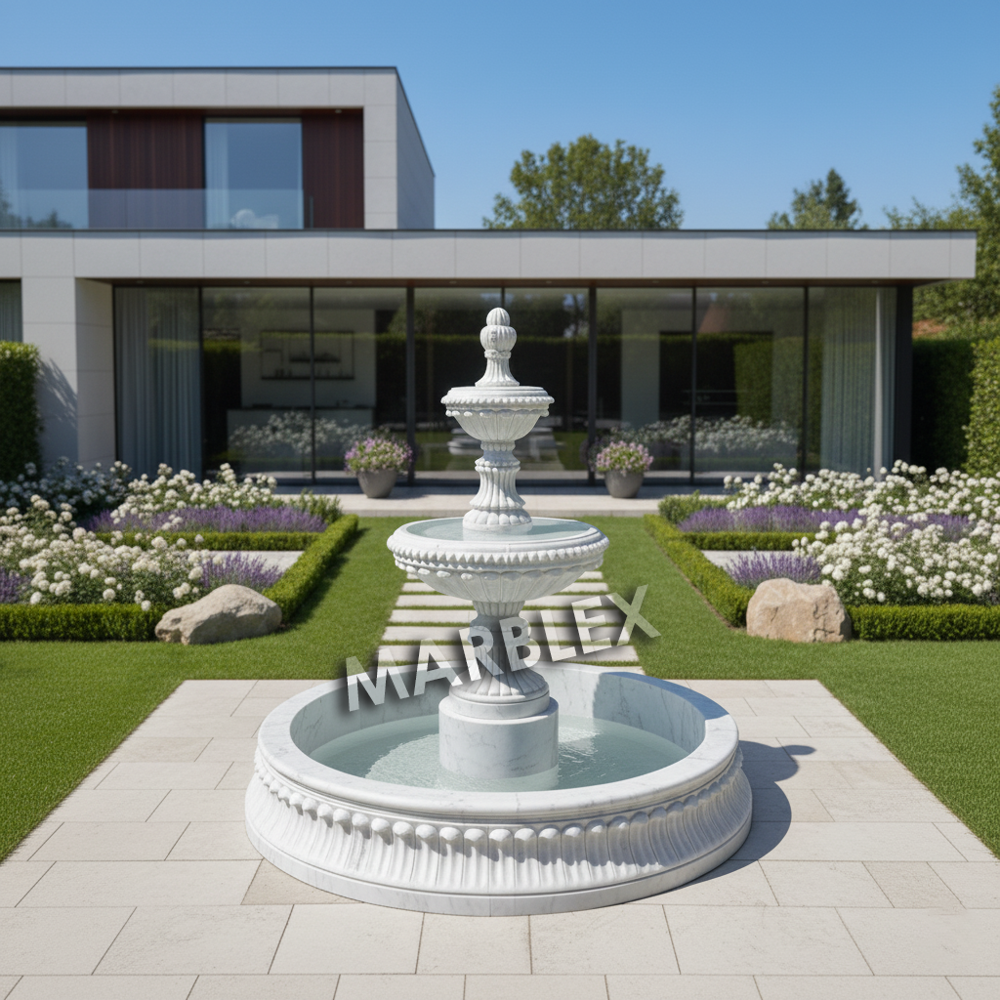 Marble Waterfall Fountain