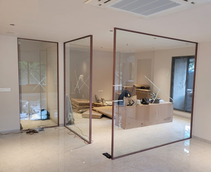 25 x 45mm Glass Partition Profile