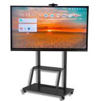 86 inch interactive flat panel display with android 14 with inbuilt camera
