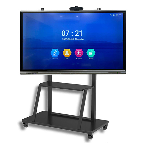 98 inch interactive flat panel display with android 14 with inbuilt camera