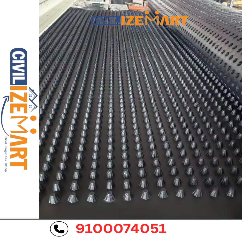 HDPE DIMPLE MEMBRANE FOR EFFECTIVE DRAINAGE AND WATERPROOFING