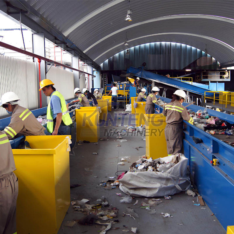 Automatic Waste Sorting Processing Line Garbage Sorting Machines - Capacity: 50000 Kg/hr