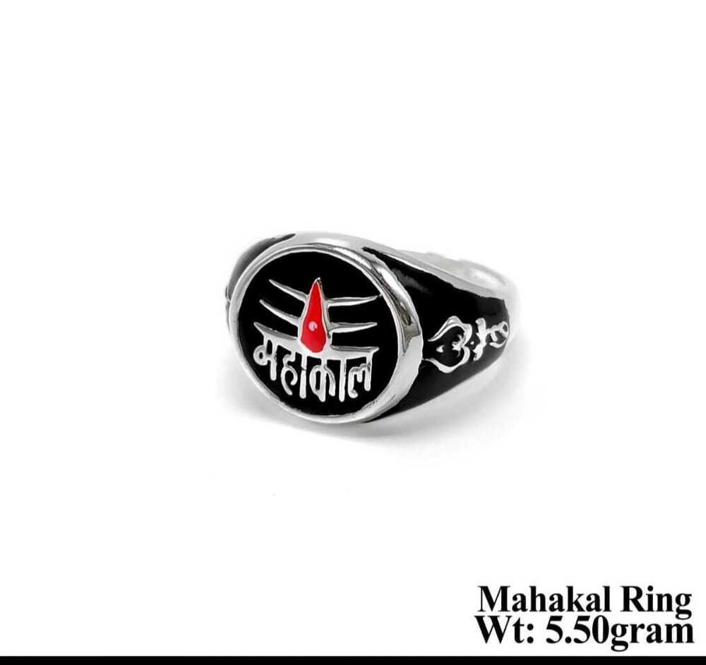 92.5% Silver Mahakal Ring