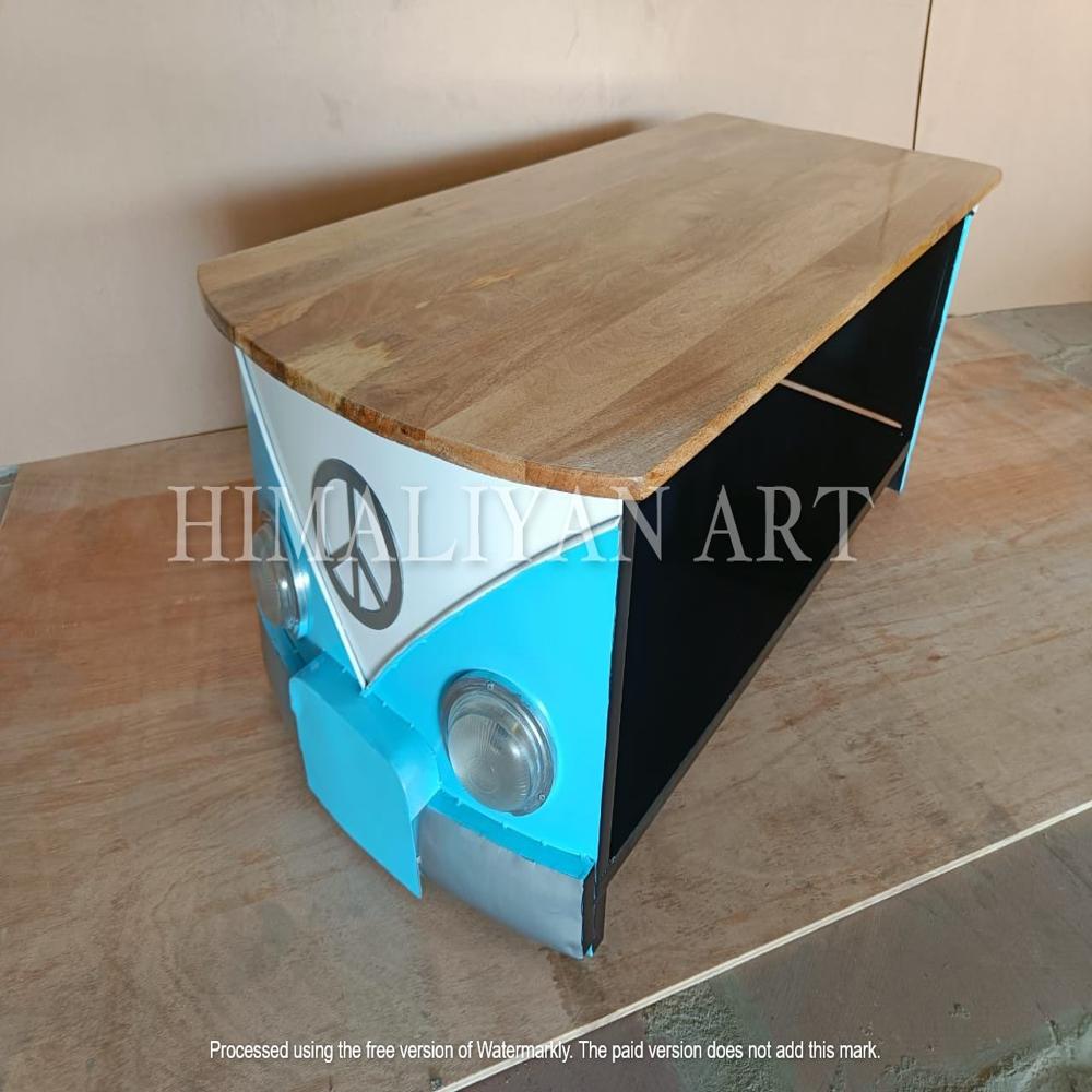 ANTIQUE AUTOMOBILE COFFEE TABLE