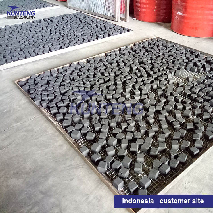 Bbq Carbon Rod Square Carbon Pillow Type Carbon Dryer Drying Machinery Hot Air Drying Machine Mesh Belt Dryer