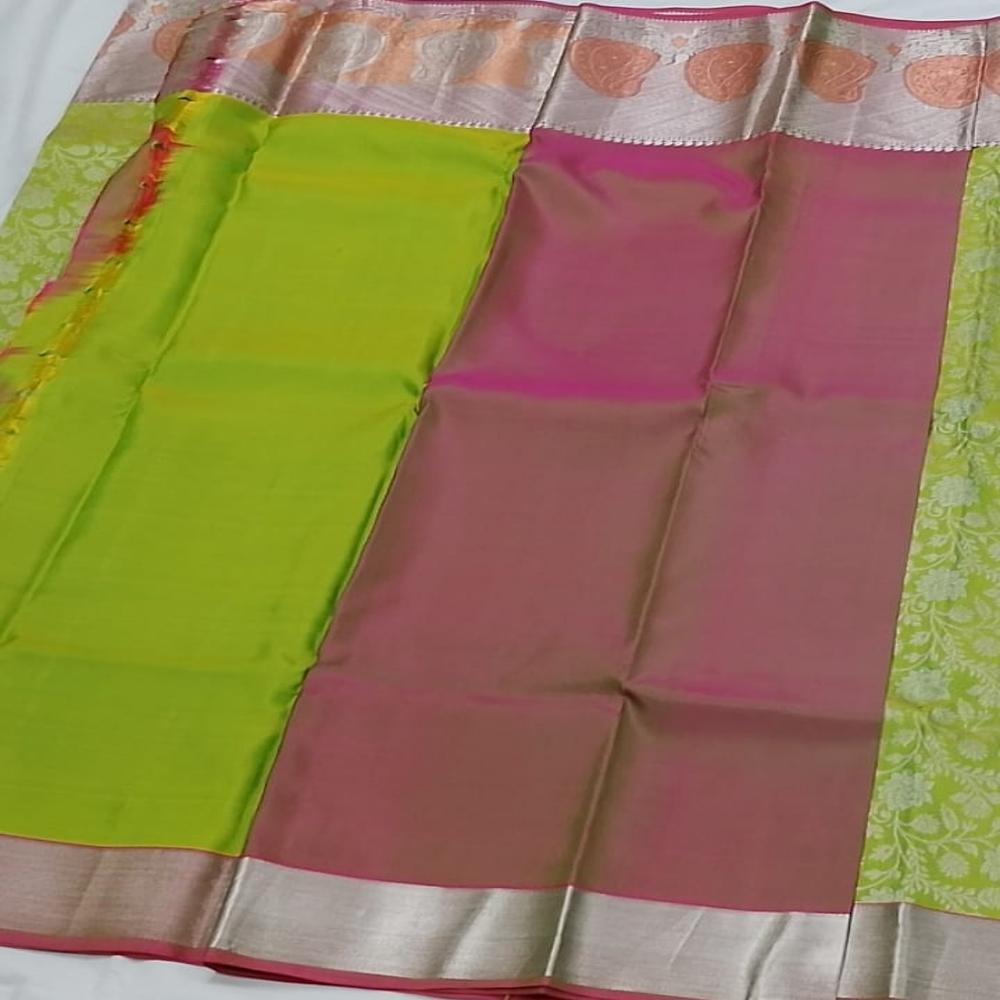 Pure Silk Saree - Color: Multicolor
