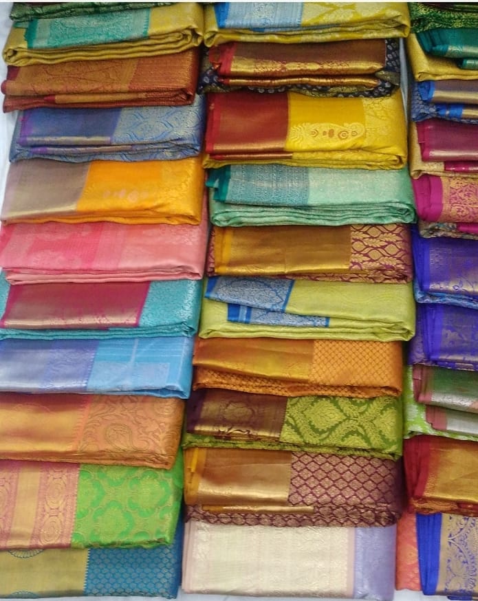 Pure Silk Saree - Color: Multicolor
