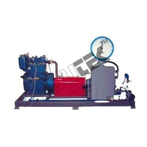 Twin Cylinder Four Stroke Water Cooled Diesel Engine Test Rig With Rope ...