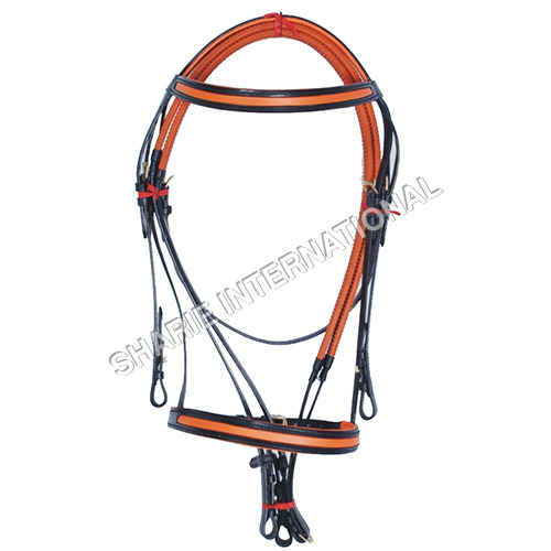 SI-330 F English Bridle Made with High Quality Indian Leather