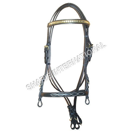 SI-330L English Bridle with Leather Reins