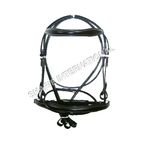 SI-330Z F English Bridle Made with High Quality Indian leather with Leather Reins