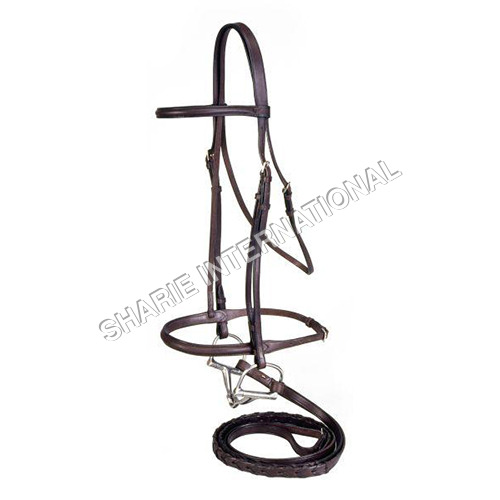 SI-330ZE English Bridle with Leather Reins made with High quality of Indian Leather