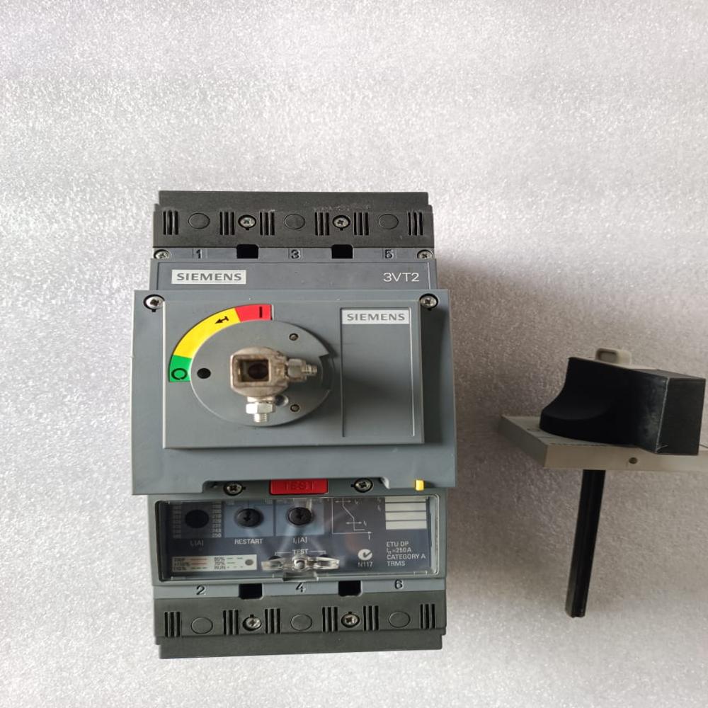 Used Siemens Mccb 3Vt2 250 Amp Circuit Breaker - Frequency: 50/60 Hertz (Hz)