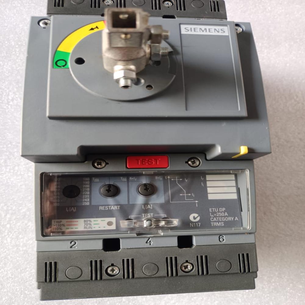 Used Siemens Mccb 3vt2 250 Amp Circuit Breaker - Frequency: 50/60 Hertz (Hz)