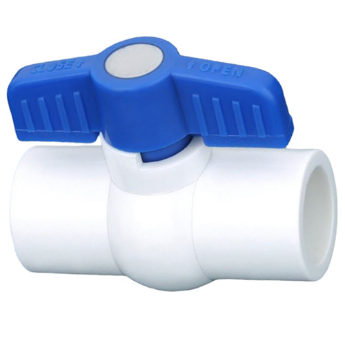 Upvc Ball Valve - Color: White