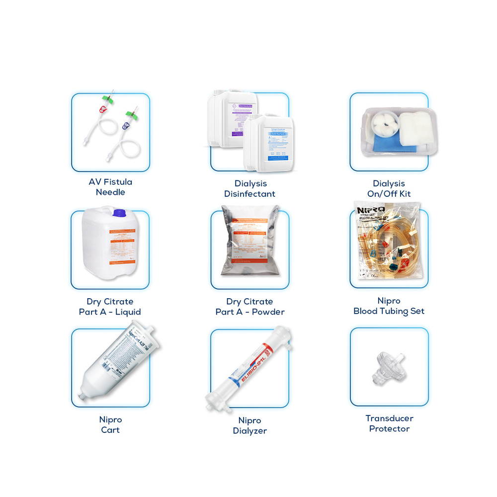 Plastic Nipro Dialysis Set