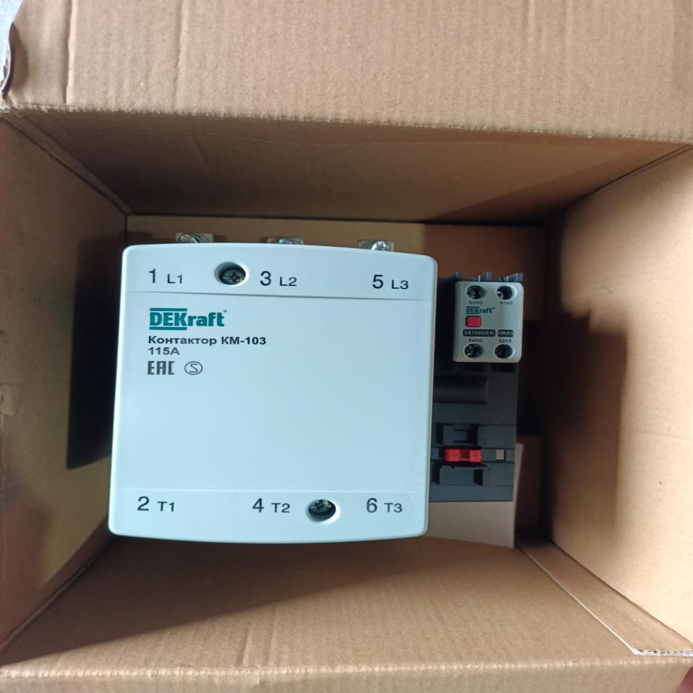 New Dekraft 115 Amp Contactor Power Contactor 220v Km 103